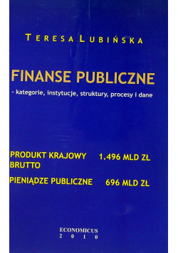 Finanse publiczne plus autograf Lubińskiej