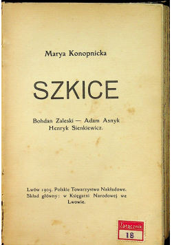 Szkice 1905 r.