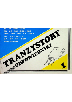 Tranzystory odpowiedniki Tom 1