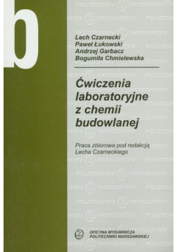 Ćwiczenia laboratoryjne z chemii budowlanej