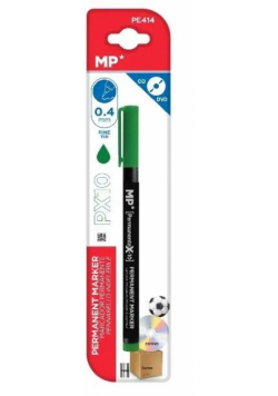 Marker permanentny 0,4mm do CD/DVD zielony