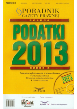 Podatki 2013 część 3 z płytą CD
