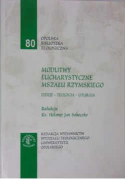 Modlitwy eucharystyczne mszału rzymskiego