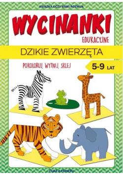 Wycinanki edukacyjne. Dzikie zwierzęta LITERAT