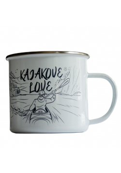Kubek emaliowany - Kajakove Love