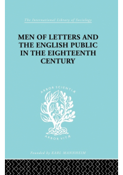 Men of Letters and the English Public in the 18th Century