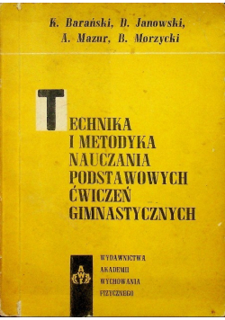 Technika wykonania i metodyka nauczania podstawowych ćwiczeń gimnastycznych