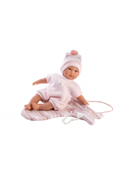 Lalka 30006 Cuquita płacząca różowa 30cm
