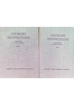 Choroby wewnętrzne Tom I i II