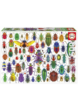 Puzzle 500 Kolorowe owady