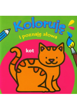 Koloruję i poznaję słowa Kot