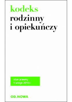 Kodeks rodzinny i opiekuńczy