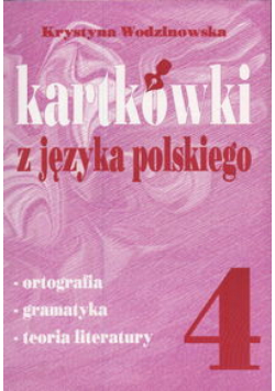 Kartkówki z języka polskiego kl 4