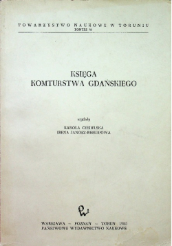 Księga Komturstwa Gdańskiego