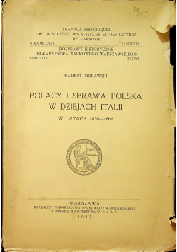 Polacy i sprawa Polska w dziejach Italii 1937 r