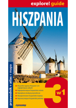 Hiszpania 3w1 Przewodnik + atlas + mapa