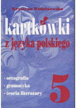 Kartkówki z języka polskiego kl 5