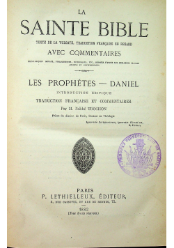 La Sainte Bible 1882r