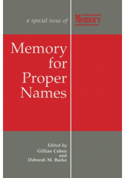 Memory for Proper Names