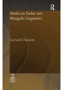 Studies in Turkic and Mongolic Linguistics