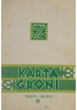 Karta Groni Nr III - IV