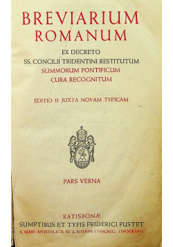 Breviarium Romanum pars verna
