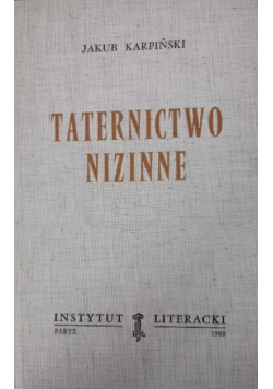 Taternictwo nizinne