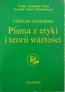 Pisma z etyki i teorii wartości