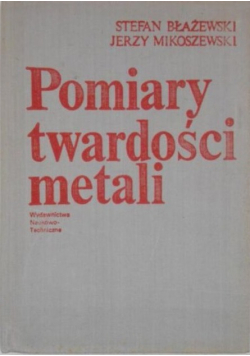 Pomiary twardości metali