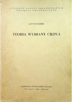 Teoria Wymiany Ciepła