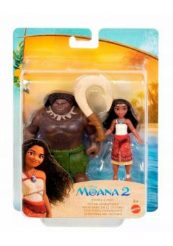 Disney Vaiana 2 Zestaw małych lalek Vaiana i Maui