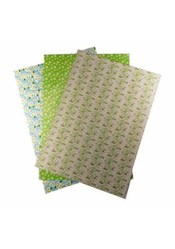 Karton 300g wiosenne kwiaty 24x34cm 3 ark MIX