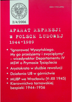 Aparat represji w Polsce Ludowej 1944 - 1989 nr 2 / 4