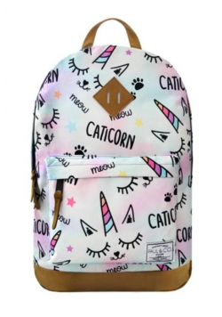 Plecak Caticorn pastelowy