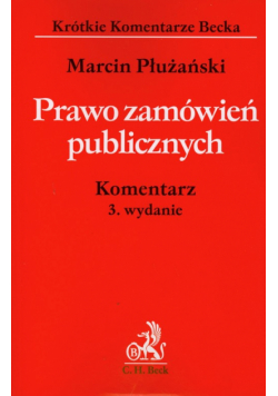 Prawo zamówień publicznych Komentarz