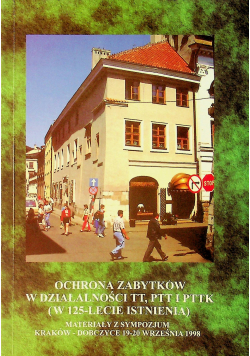 Ochrona zabytków w działalności TT PTT i PTTK