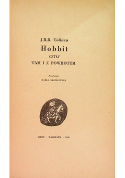 Hobbit czyli tam i z powrotem Wydanie 1