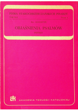 Objaśnienia psalmów indeksy