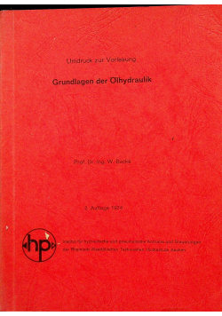 Grundlagen der Olhydraulik
