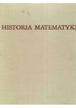 Historia matematyki tom 3