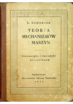 Teoria mechanizmów i maszyn