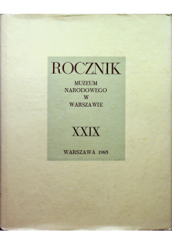 Rocznik Muzeum Narodowego w Warszawie tom XXXVI