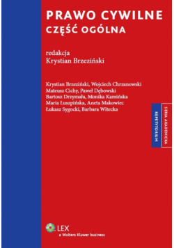 Prawo cywilne: Część ogólna