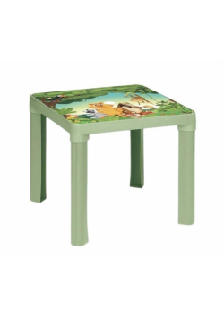 Stolik plastikowy pastel pistacja