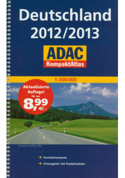 ADAC KompaktAtlas Deutschland 2012/2013 1:300 000