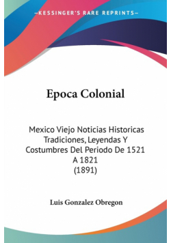 Epoca Colonial