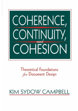 Coherence, Continuity, and Cohesion