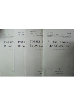 Polski słownik Biograficzny Tom XLVIII  nr od 1 do 4