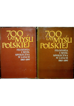 Filozofia i myśl społeczna 2 tomy