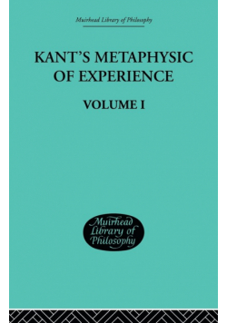Kant's Metaphysic of Experience